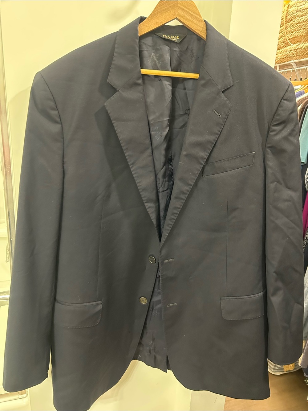 Men's Navy Suit Jacket